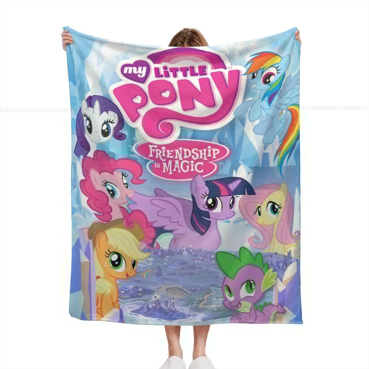 Amazon｜マイリトルポニー ブランケット blanket フランネル ふんわり